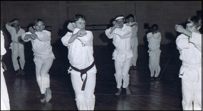 Rabouin sensei leads SKC class